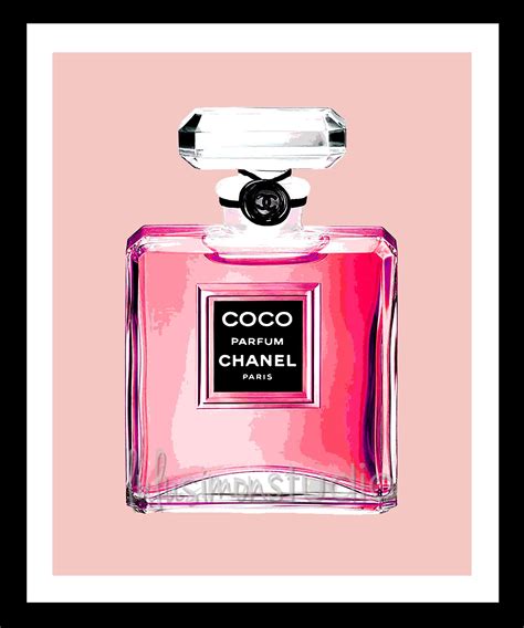 coco chanel perfume bottle clipart|teal Chanel color chart.